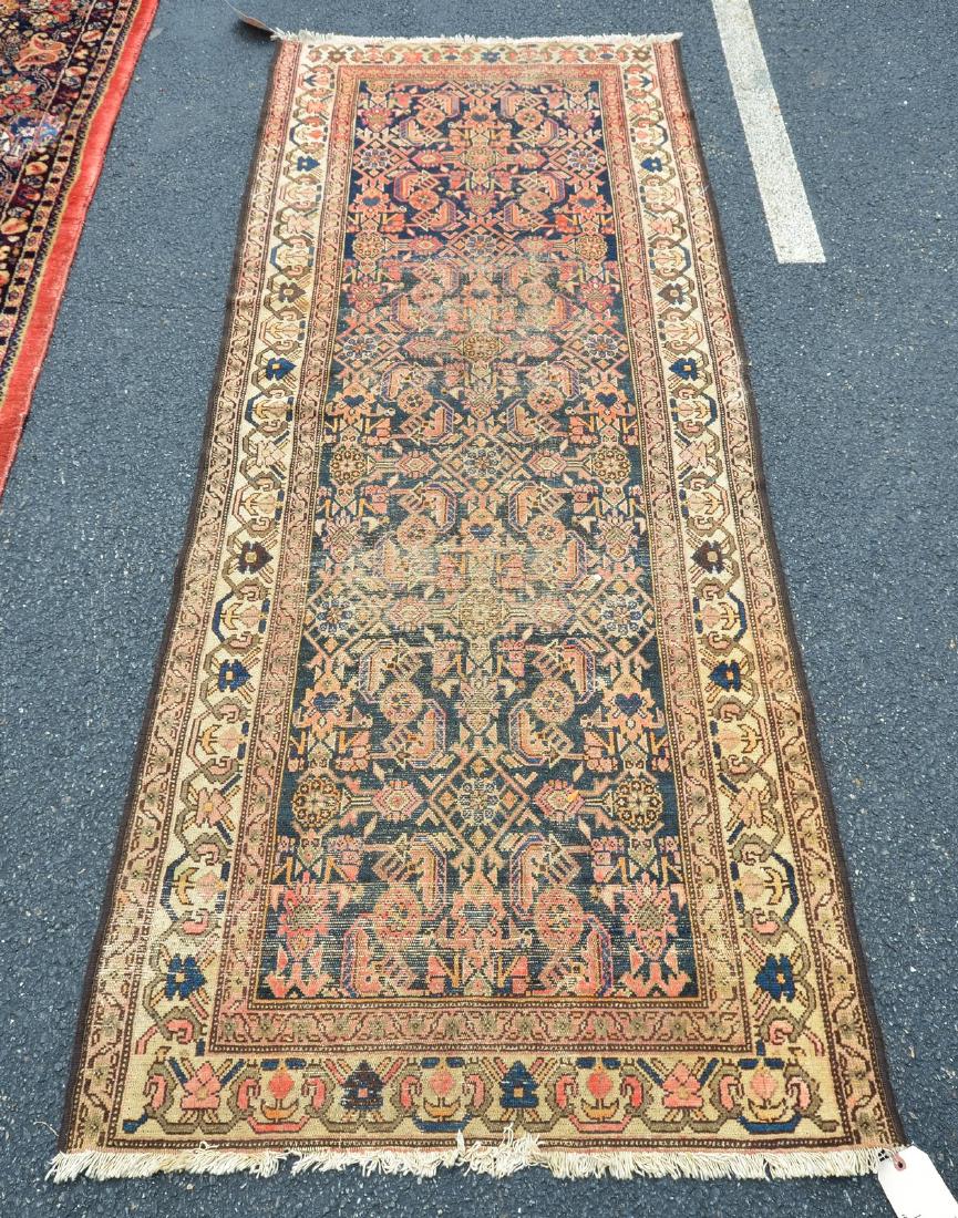 3'3" x 7'9" Caucasian runner, with wear and losses (1 of 4)