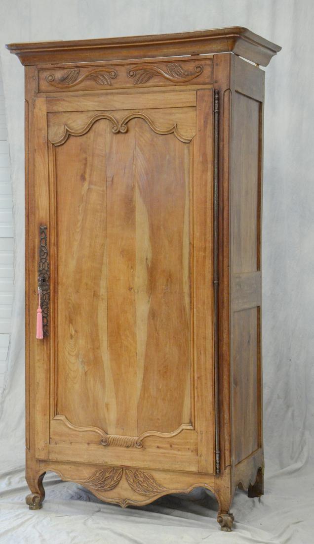18th C French Carved Cherry Armoire (1 of 4)