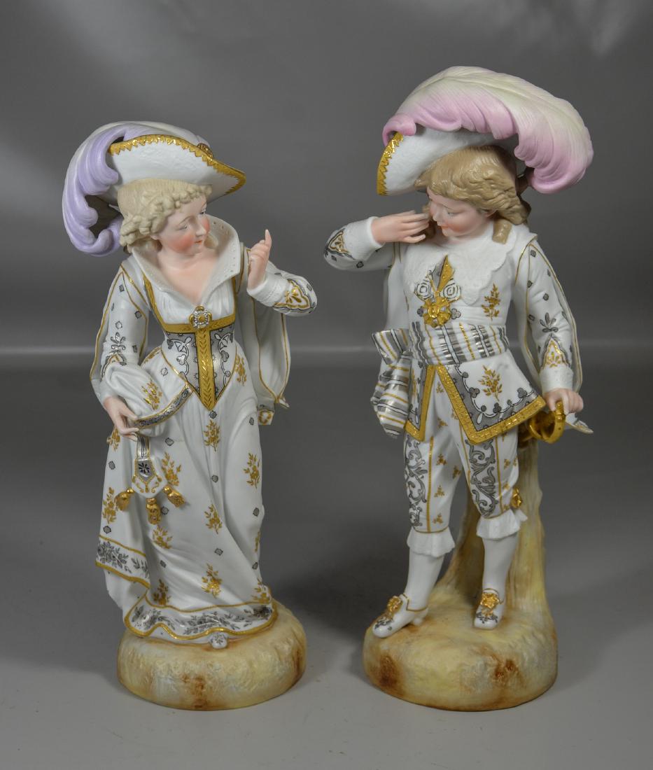 Pair of Continental Bisque Figures (1 of 5)