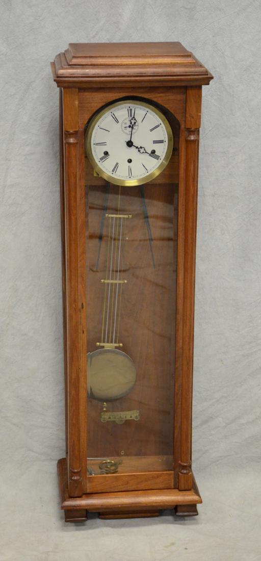 Walnut 3-train spring driven Vienna regulator (1 of 5)