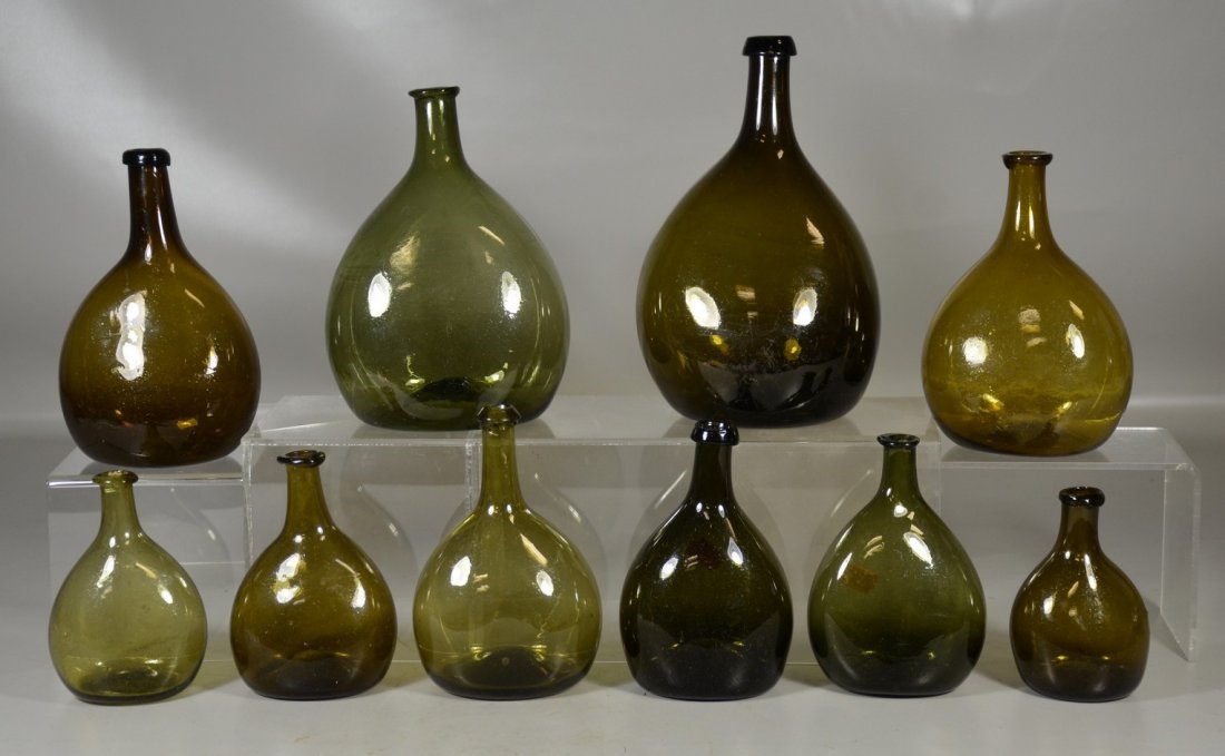 5PC 18C American Hand Blown Glass 5PC 18C American Hand Blown Glass