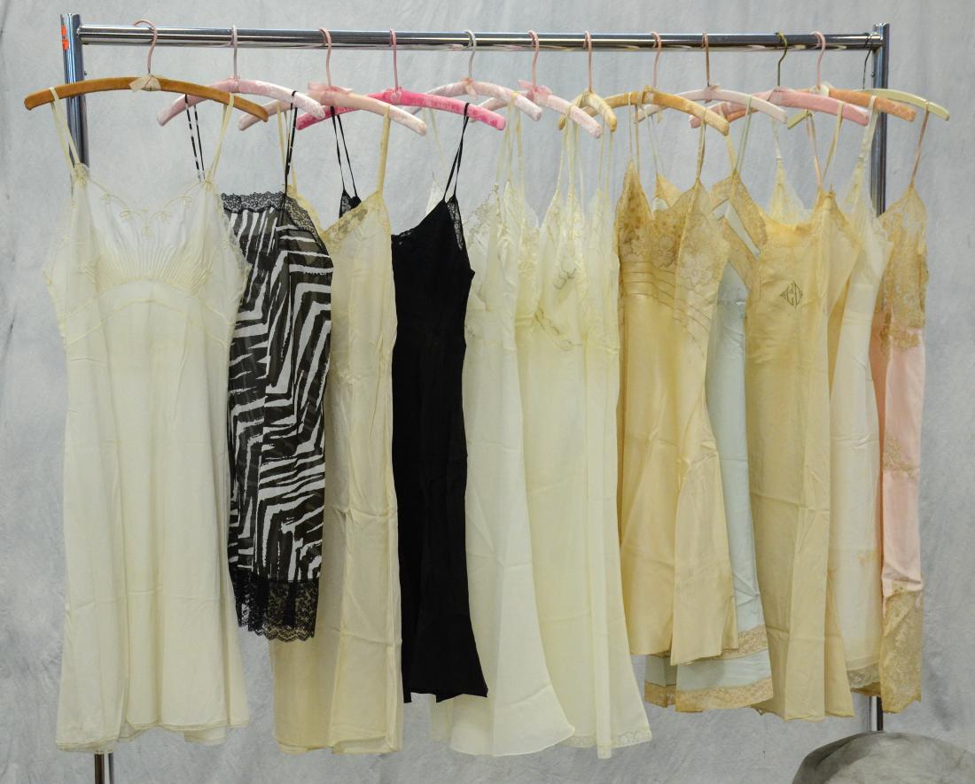 Large lot of 20th C Lingerie: Large lot of 20th C lingerie (as is condition)