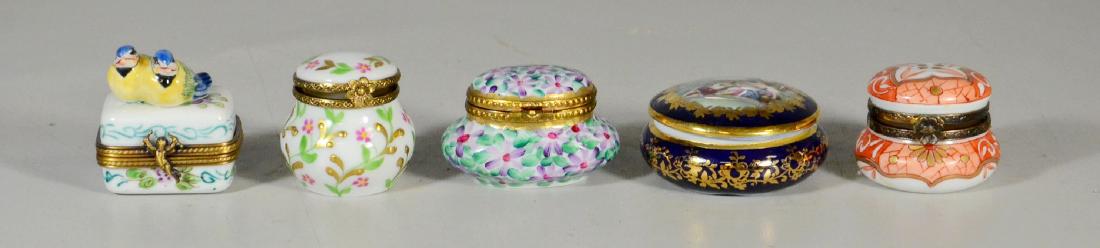 (5) Handpainted Limoges boxes (1 of 6)