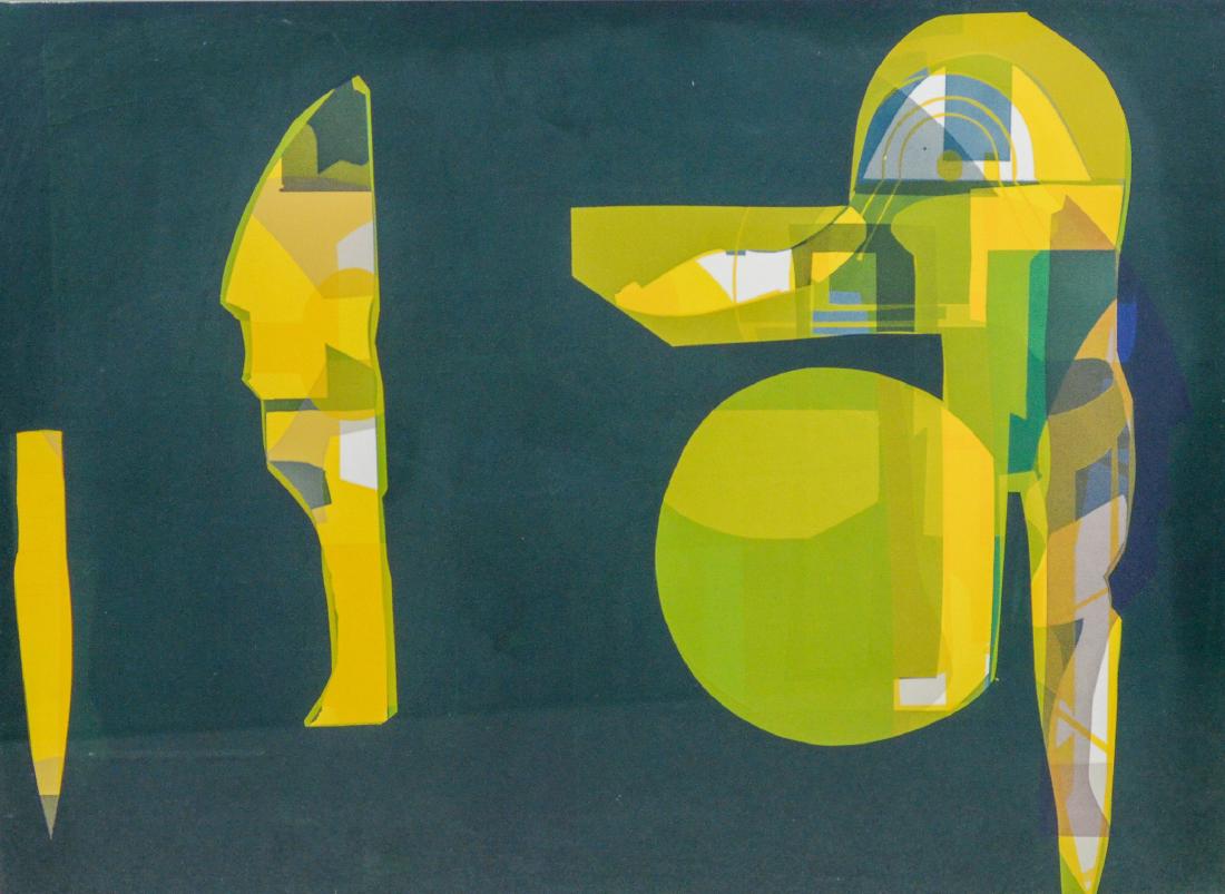 Robert Ranieri Abstract Color Lithograph (1 of 3)