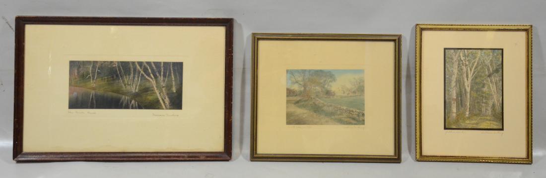 (3) Wallace Nutting exterior prints (1 of 4)
