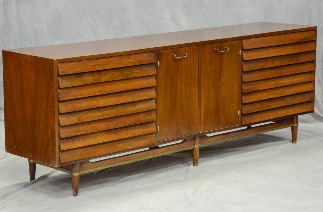 Midcentury Modern Walnut Triple Dresser (1 of 4)