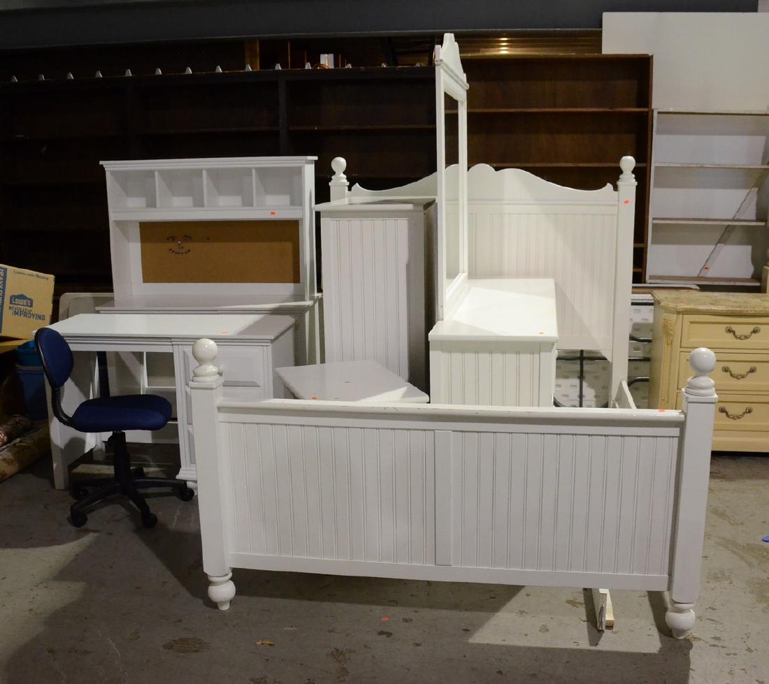 6 pc. White painted bedroom set by Young American (1 of 1)