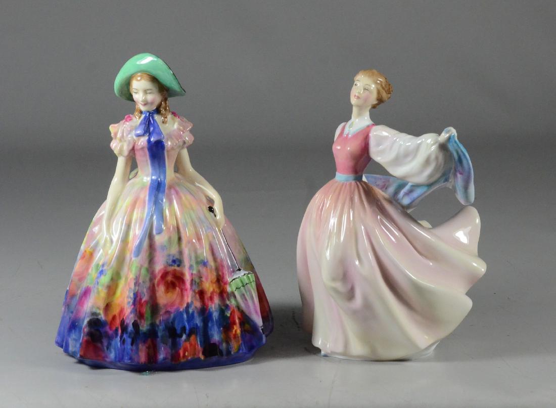 (2) Royal Doulton figurines, Easter Day, Gay Morning (1 of 4)