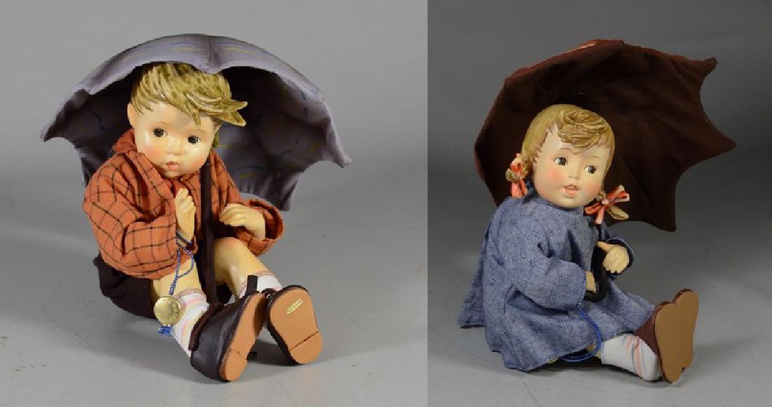 (2) Hummel Goebel Danbury Mint dolls, both in (1 of 9)