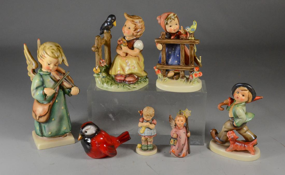 (7) Goebel Hummel figurines to include "Strolling (1 of 3)