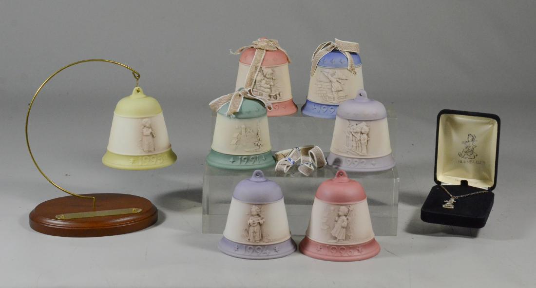 (9) Goebel Hummel pcs  in original boxes, to include 7 (1 of 2)