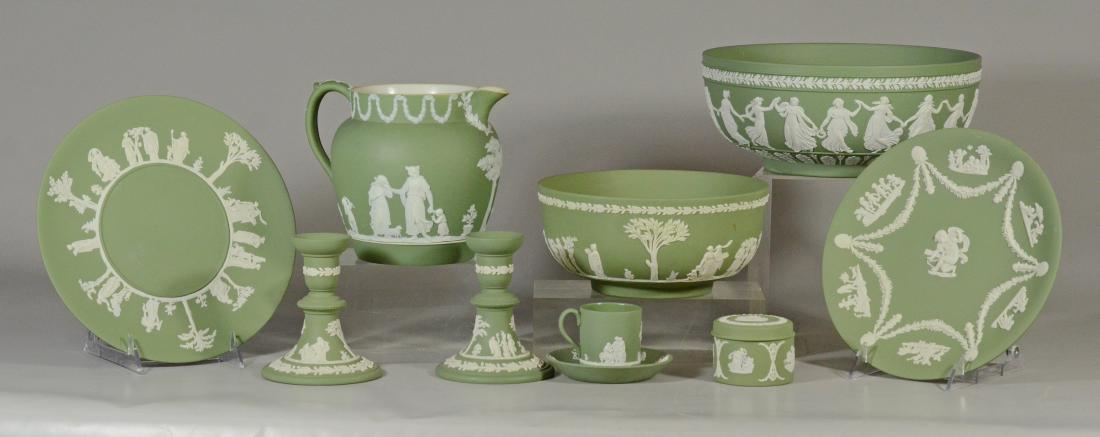 (10) Wedgwood green and white Jasperware (1 of 5)