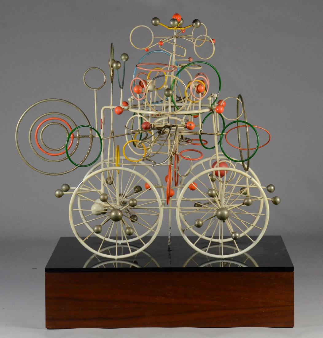 Joseph A Burlini, 20th c, Kinetic Metal Sculpture, 1974 (1 of 4)