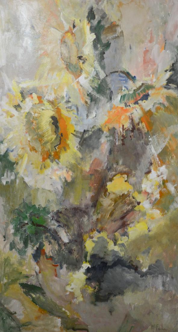 Grace McFarren (20th C American), abstract painting of (1 of 5)