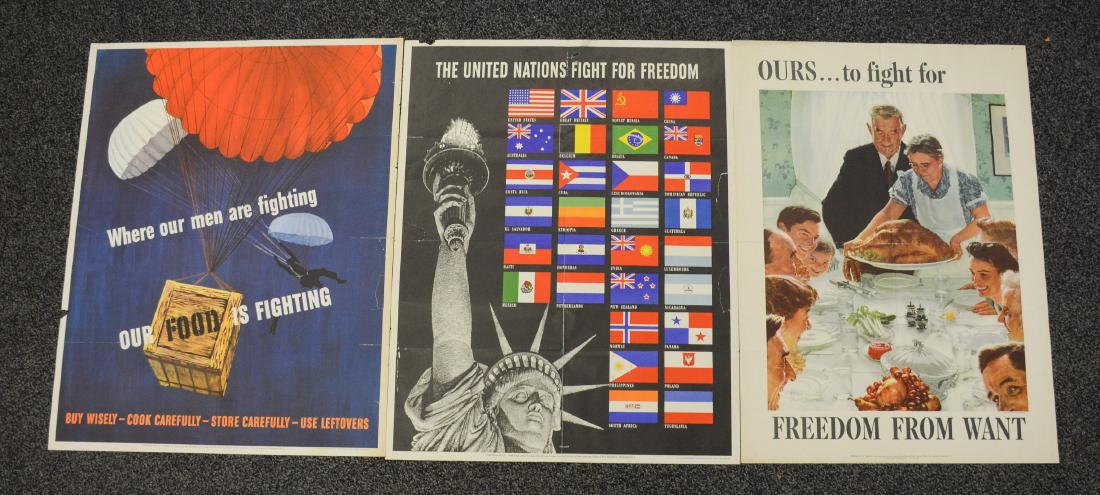 (3) World War II OWI posters, including Norman (1 of 1)