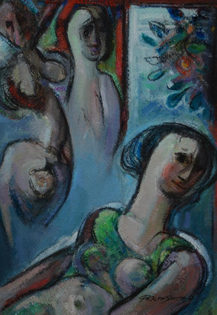 G. Ralph Smith, American (1907-2007), painting of 3 (1 of 4)