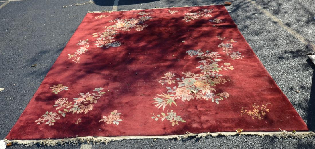 8' 10" by 11' 7" Nichols Chinese; good condition: 8' 10" by 11' 7" Nichols Chinese; good condition