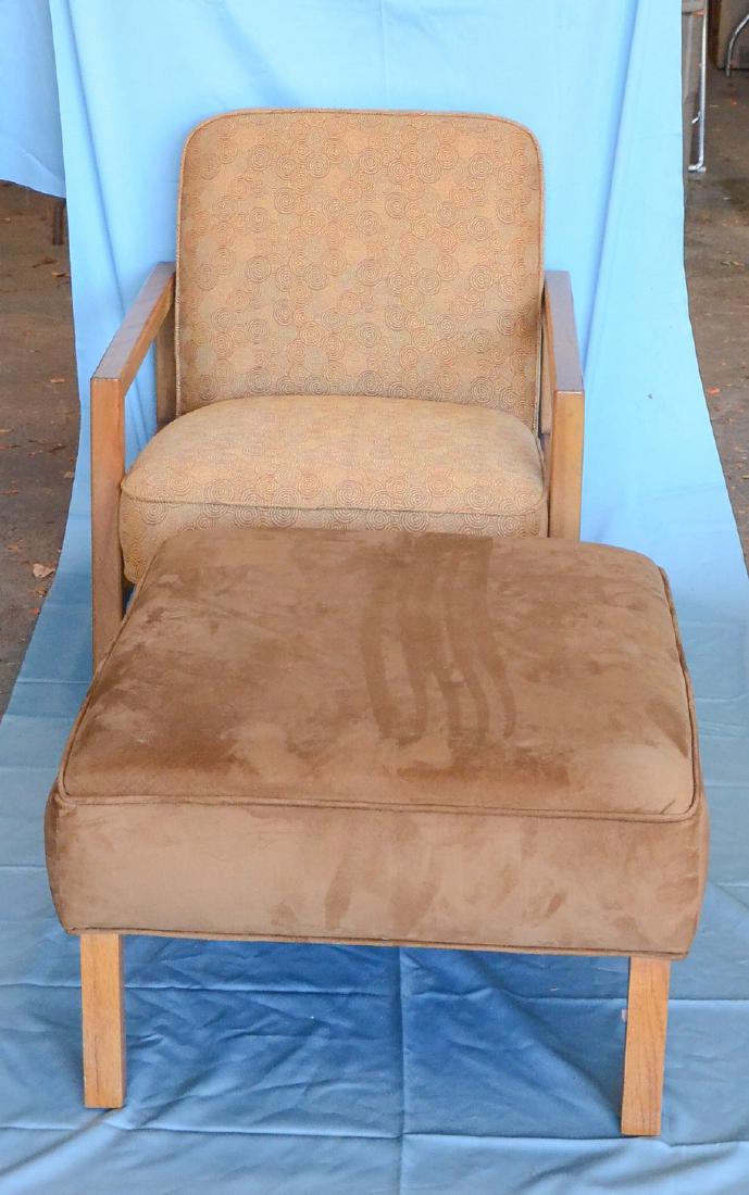 Unsigned Herman Miller chair, appears to be a design by: Unsigned Herman Miller chair, appears to be a design by George Nelson, Product No 4774, first appearing in the 1947 Price book together with a letter from Herman Miller identifying the chair, with an 