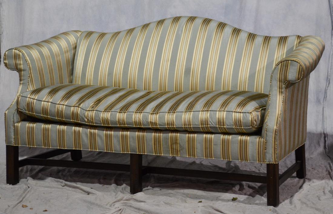 Fairfield camelback Chippendale style settee, 72" wide, (1 of 1)