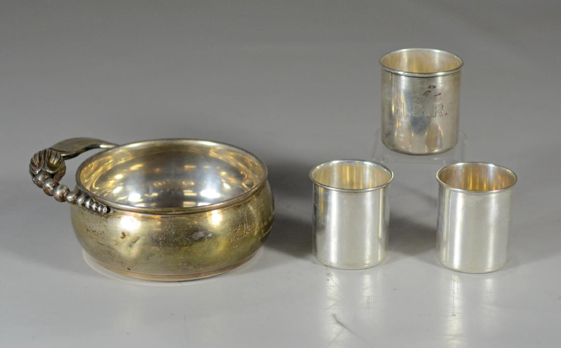 Sterling silver porringer with berry handle by (1 of 5)