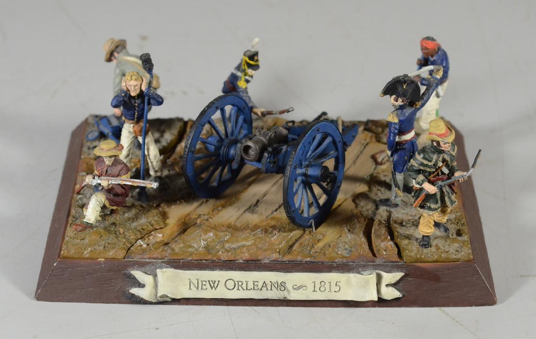 Lead soldier display, Battle of New Orleans (1 of 2)