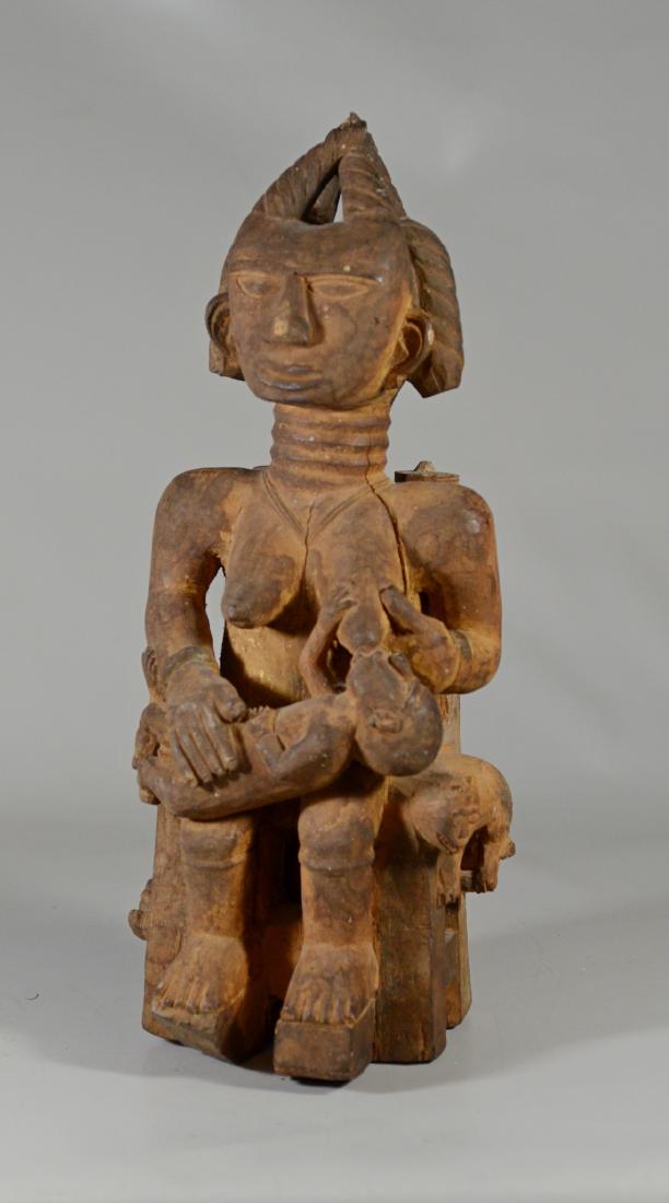 African Maternity Figure, Yoruba, 20th c (1 of 6)