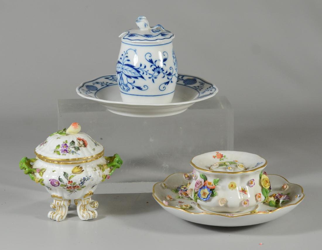 (3) pcs Meissen porcelain (1 of 3)