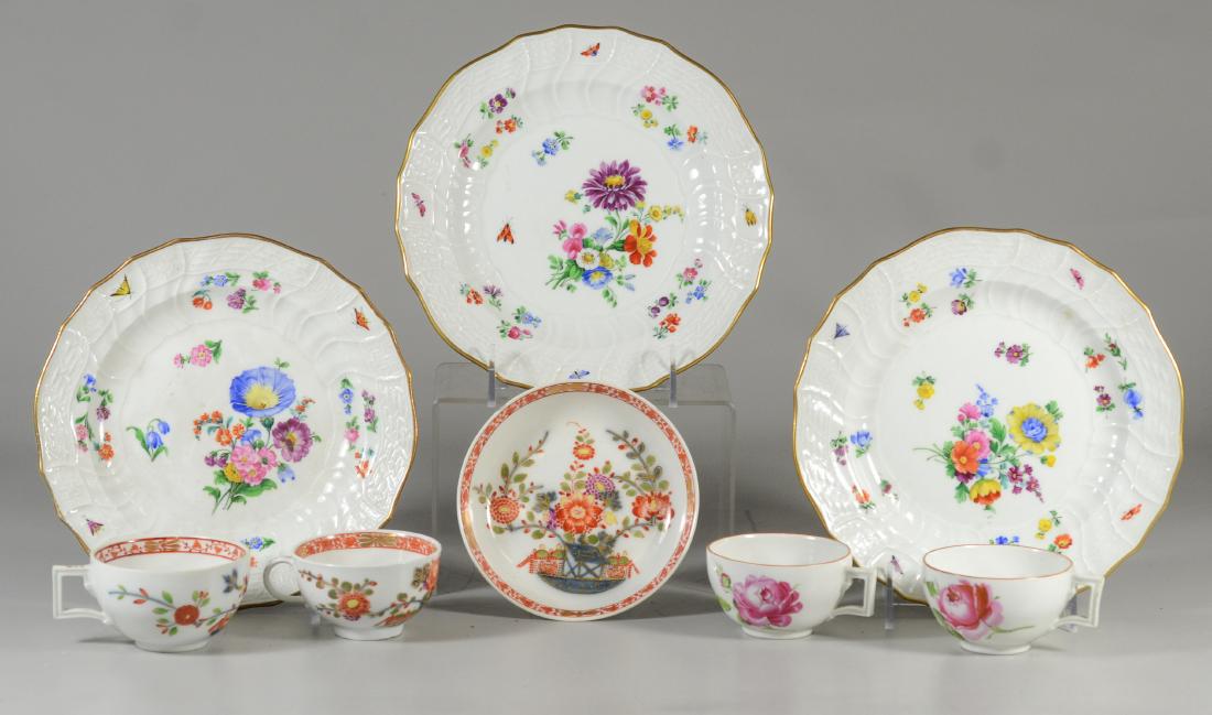 (8) pcs Meissen porcelain (1 of 3)