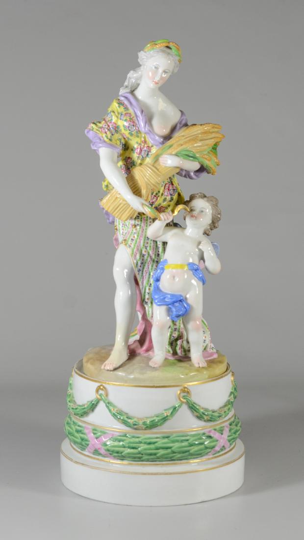 Meissen allegorical group of 'Summer', early 20th C (1 of 14)