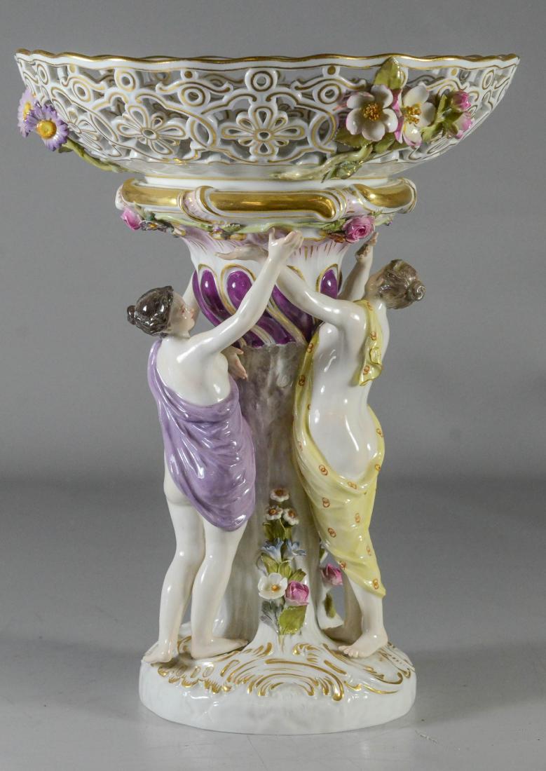 Meissen figural compote, circa 1900 (1 of 5)