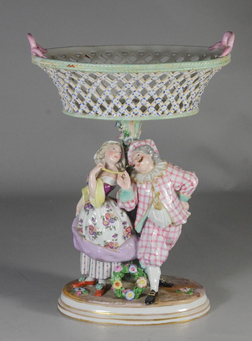 German porcelain figural compote, circa 1900 (1 of 5)