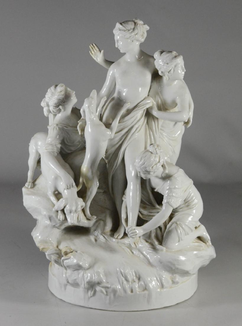 Rudolstadt 'blanc-de-chine' group of Four Maidens (1 of 10)