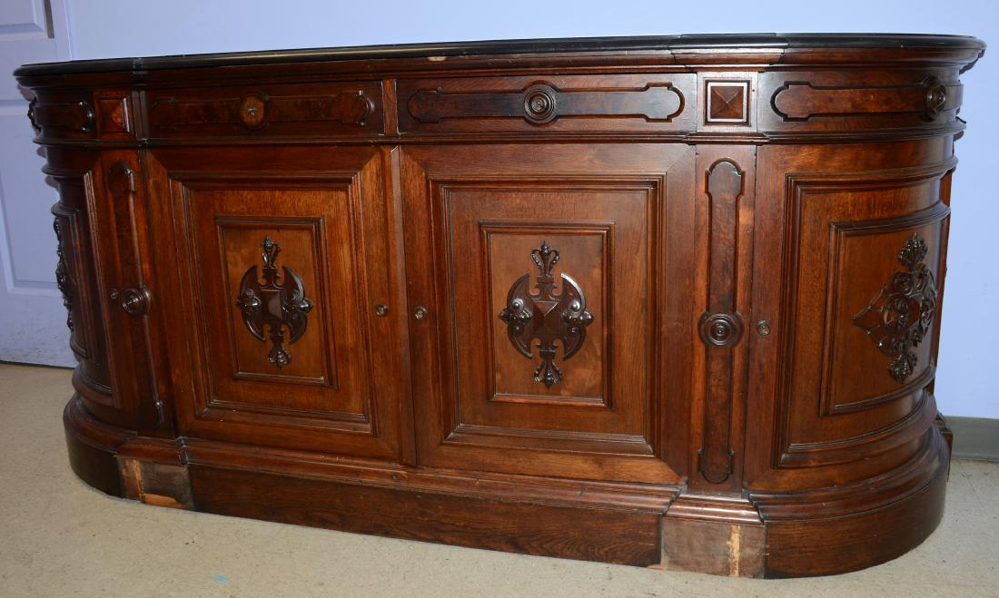 Walnut Victorian Renaissance Revival MT sideboard (1 of 4)
