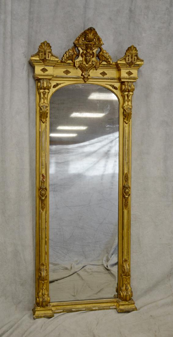 Renaissance Revival gold leaf Victorian pier mirror (1 of 2)