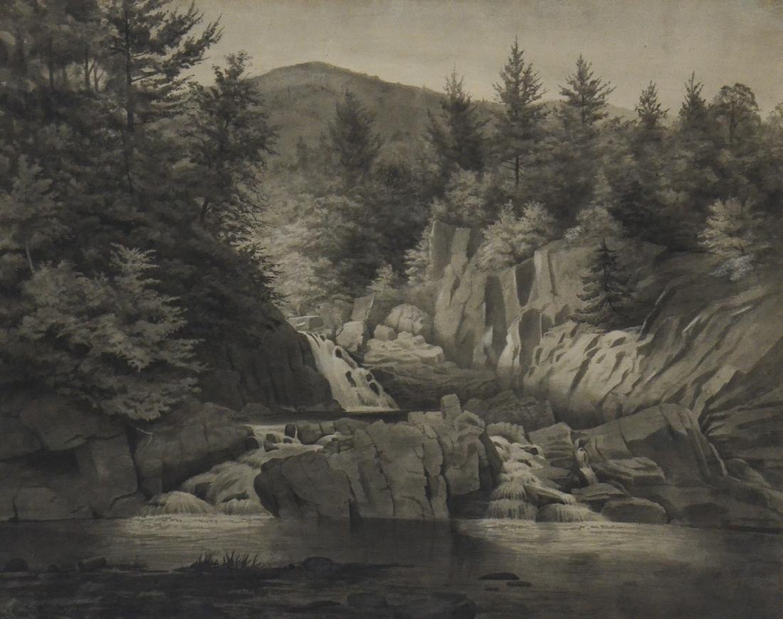 George Bacon Wood (American 1832-1910), PA , w/c, ink (1 of 4)