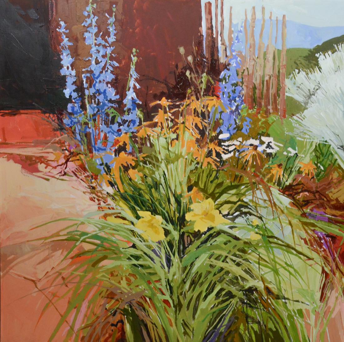 Douglas Atwill, Santa Fe, acrylic/linen (1 of 4)