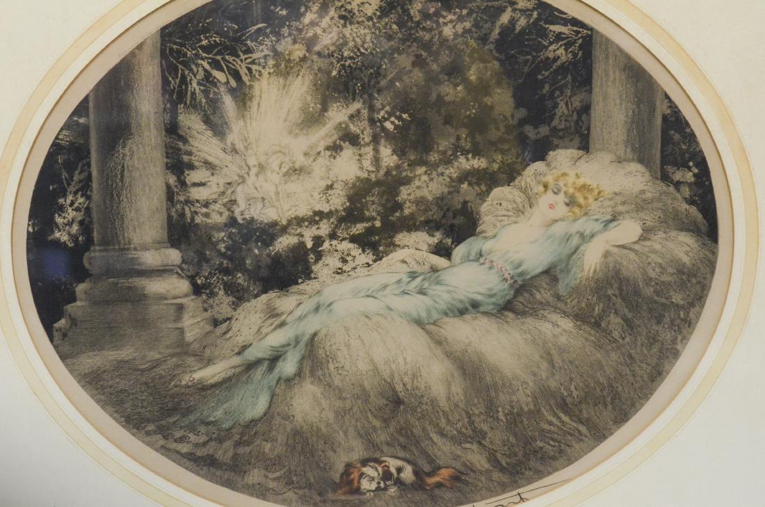 Louis Icart (French, 1888-1950), Sleeping Beauty (1 of 3)