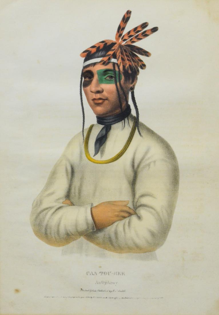 McKenney & Hall, color lithograph, "Caa-Tou-See… (1 of 3)