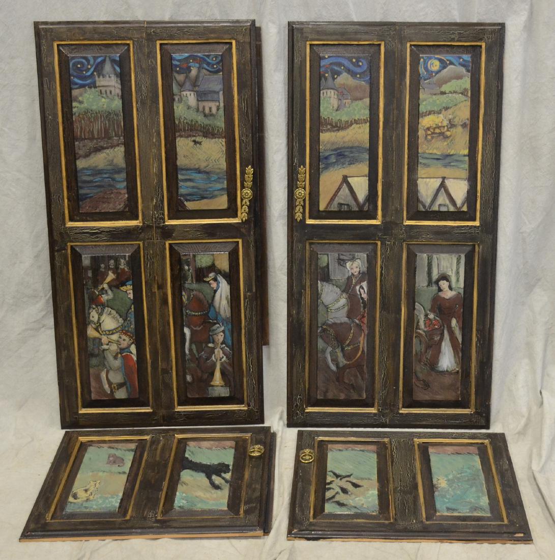 (4) Karen Wolf raised wood painted door panels (1 of 3)