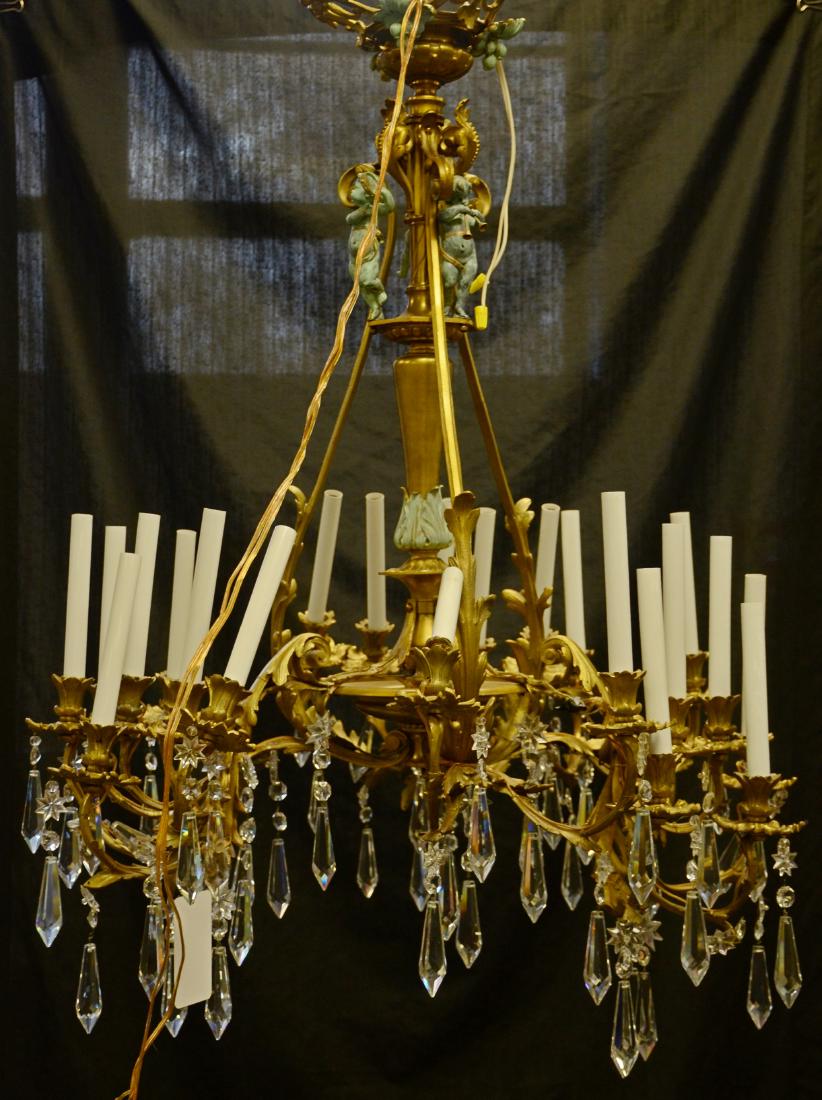 French style chandelier w/ putti (1 of 1)