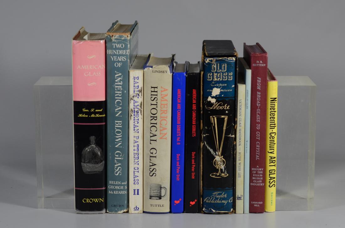 11 reference books on antique glass (1 of 4)