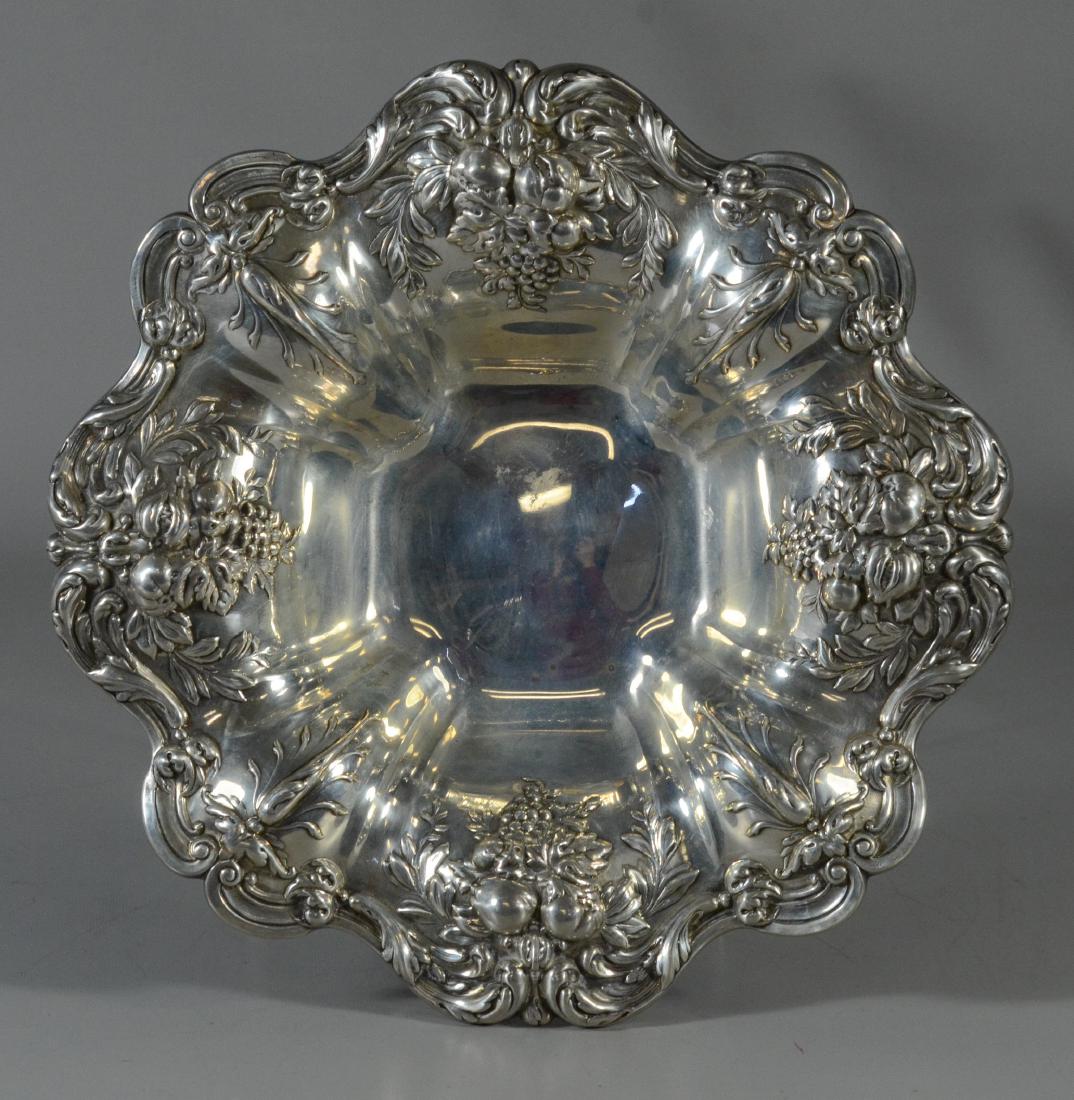 Reed & Barton Francis I sterling silver center bowl, (1 of 3)