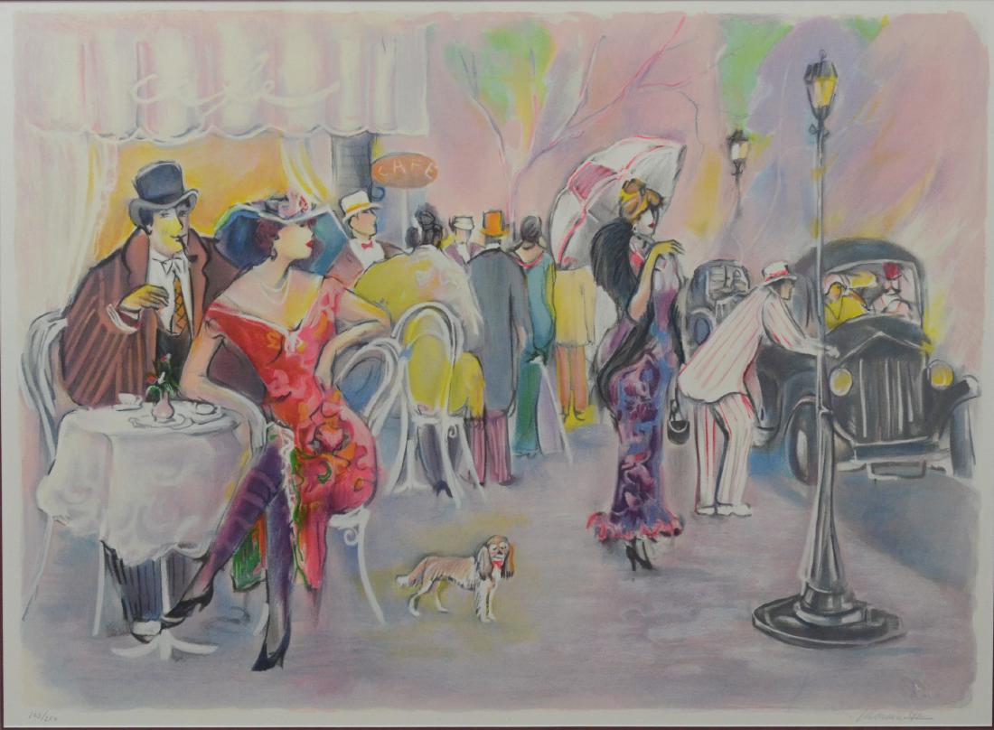 Isaac Maimon (Israeli, b 1951), color serigraph (1 of 4)