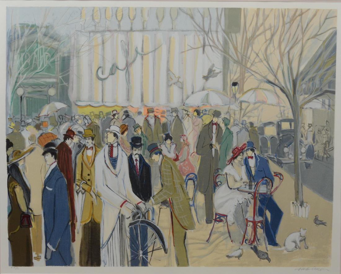 Isaac Maimon (Israeli, b 1951), color serigraph (1 of 4)