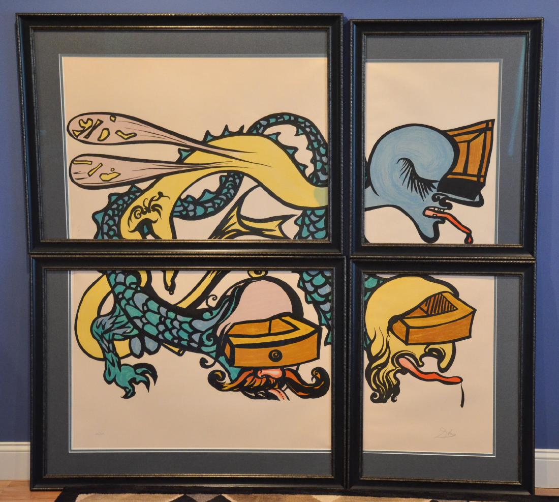 Salvador Dali, Spanish (1904-1989),  Puzzle of Life (1 of 4)