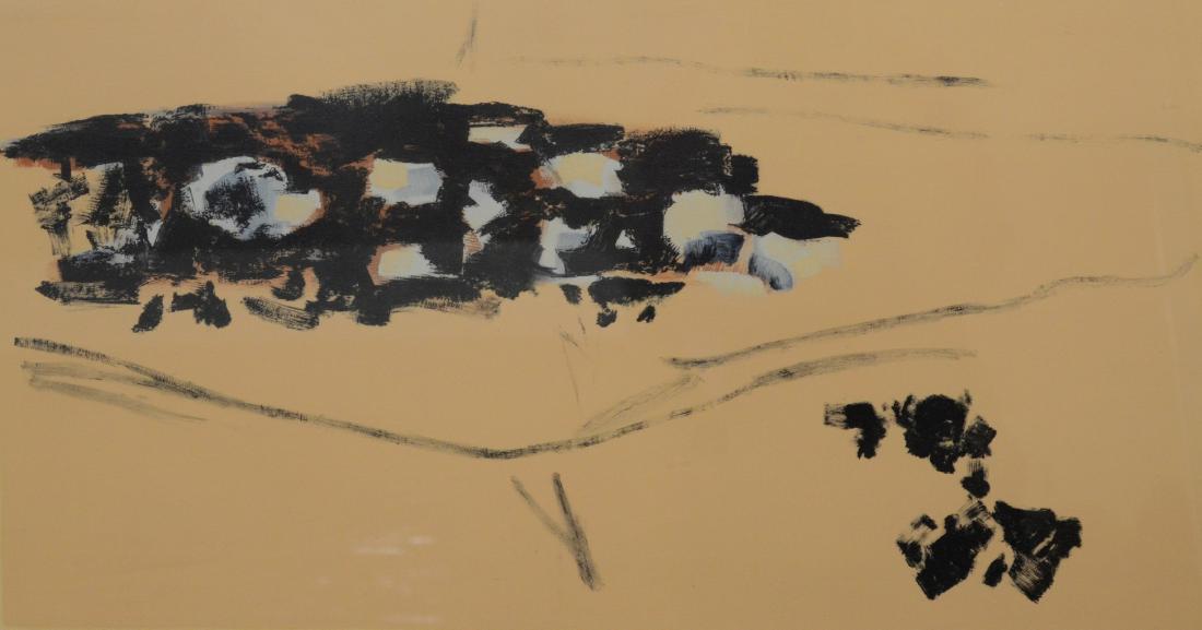 Pierre Tal-coat, French, 1905-1985, abstract lithogra (1 of 3)