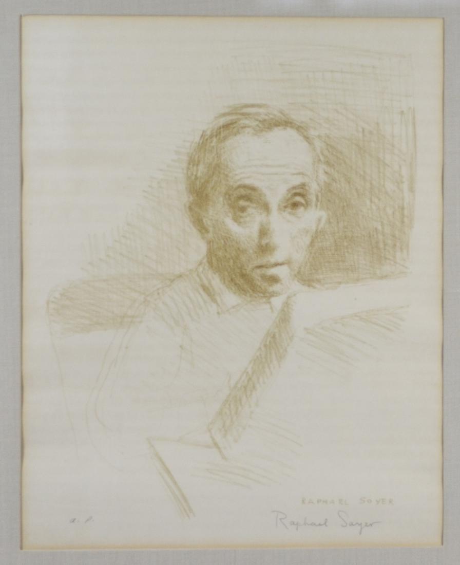 Raphael Soyer (American 1899-1987), signed lithograph (1 of 5)