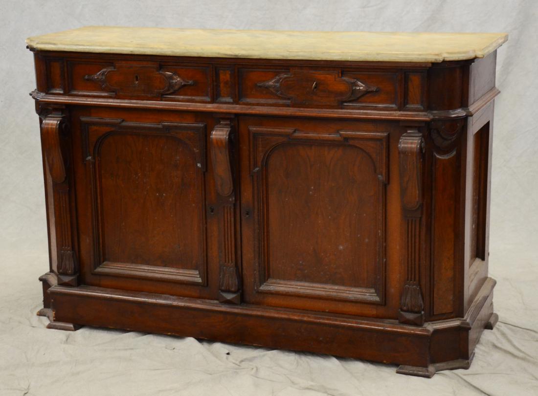 Victorian marble top sideboard, 39"h x 60 1/2"w x 23" (1 of 3)