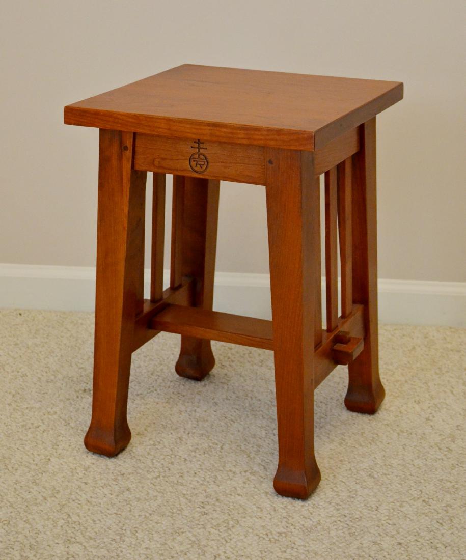 Stickley Co Roycroft Tabouret Table, Cherry 91-49, 20 (1 of 2)