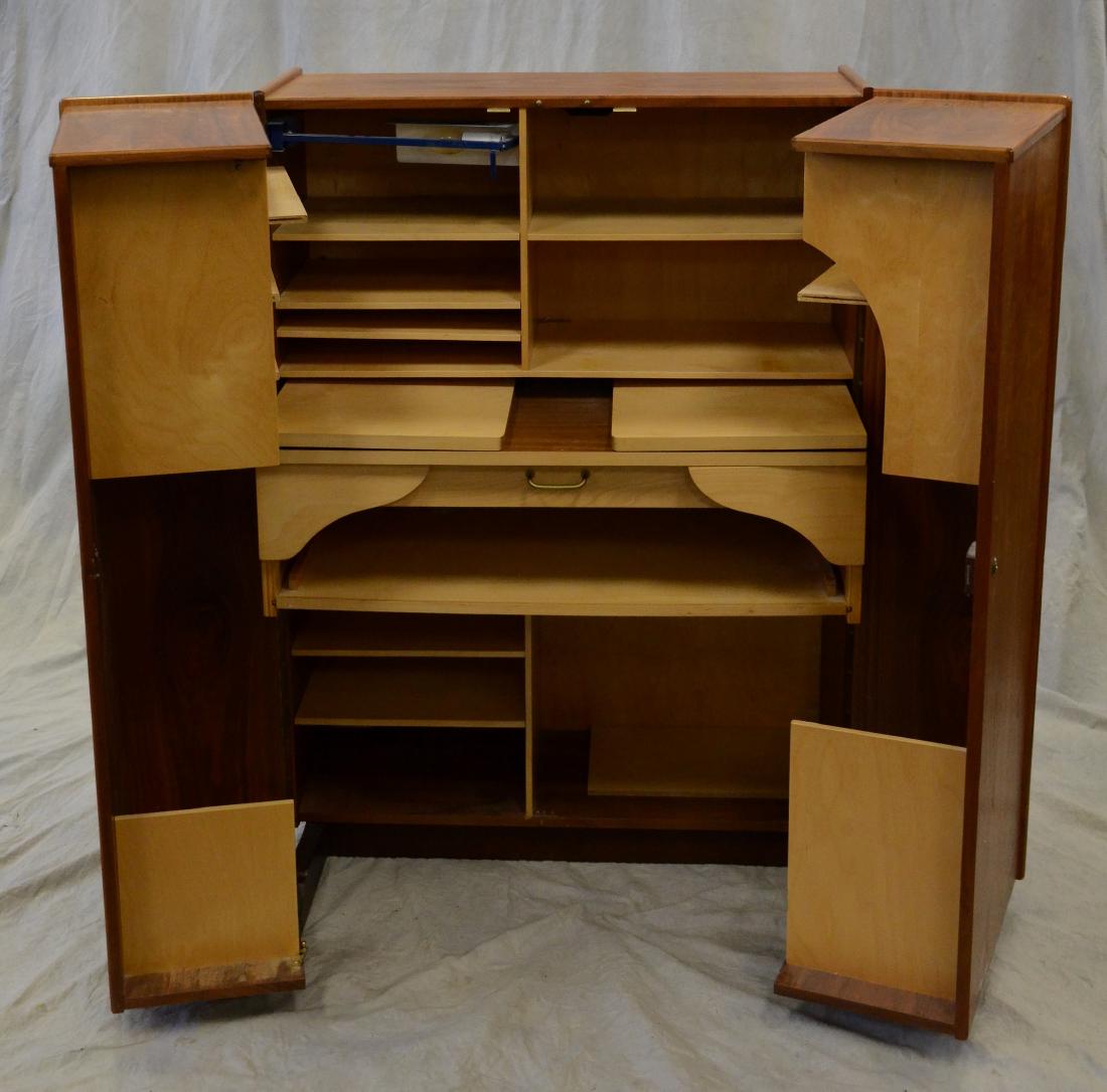 Modern Design teak cabinet desk after Wooten, teak tw (1 of 3)